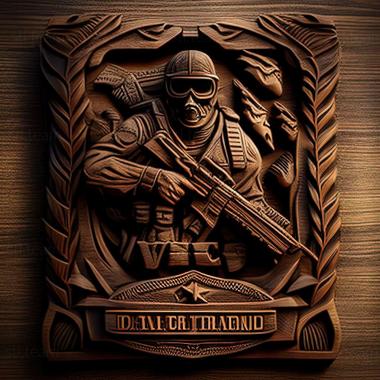 3D model Delta Force Land Warrior game (STL)